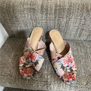 Apt. 9 Women's Floral Mules - Pink and Red